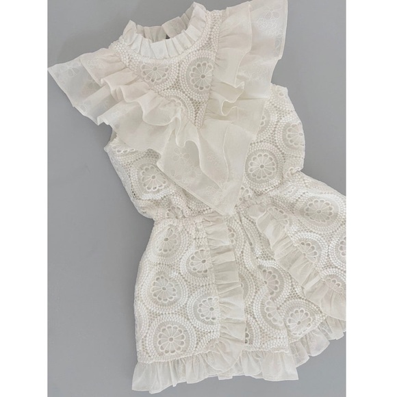 Chloe & Amelie Lucky Star Romper size 6 - Picture 3 of 5